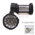 BT-4898 4 Modes d&#39;éclairage 5LED On -15LED On-12LED Batterie On-Off Portable Searchlight Rechargeable